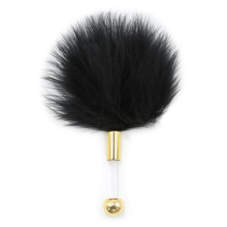Plumeau GOLDEN CLEAR 15cm Noir Doré