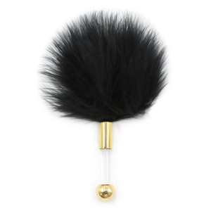 Plumeau GOLDEN CLEAR 15cm Noir Doré