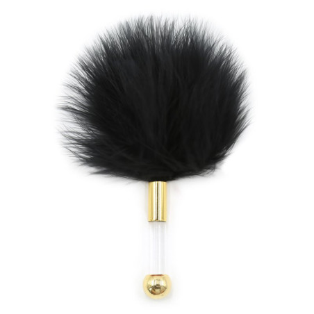 Plumeau GOLDEN CLEAR 15cm Noir Doré