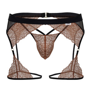 String et Porte-Jarretelles MOREYO Terracotta