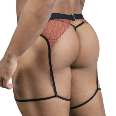 String et Porte-Jarretelles MOREYO Terracotta