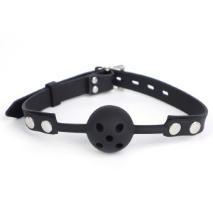 Bâillon Boule Percée BREATHFIVE 40mm Noir