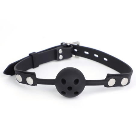 Bâillon Boule Percée BREATHFIVE 40mm Noir