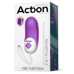 Stimulateur de Clitoris NO THIRTEEN 5 x 3.3cm Violet 2