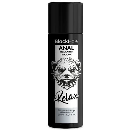 Lubrifiant Silicone ANAL RELAXING JOJOBA Black Hole 30ml