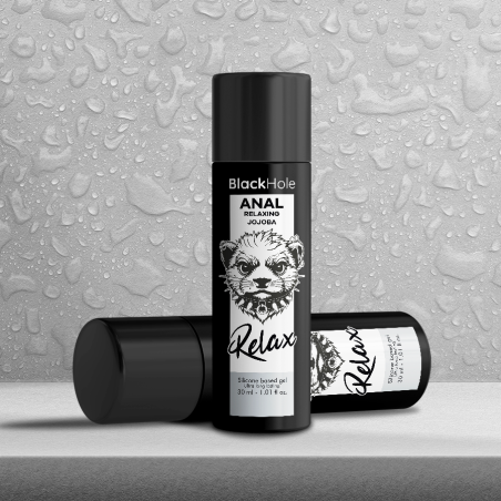Lubrifiant Silicone ANAL RELAXING JOJOBA Black Hole 30ml