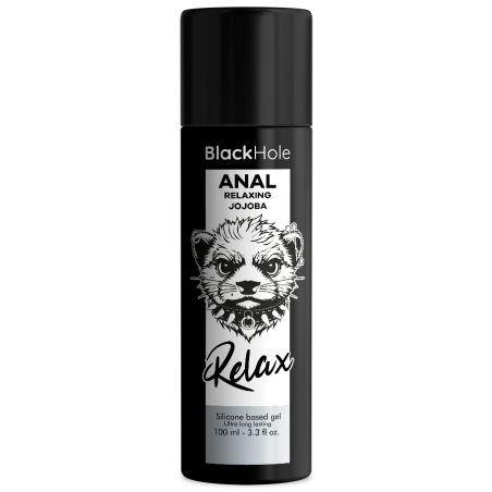 Lubrifiant Silicone ANAL RELAXING JOJOBA Black Hole 100ml