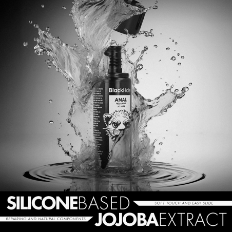 Lubrifiant Silicone ANAL RELAXING JOJOBA Black Hole 100ml