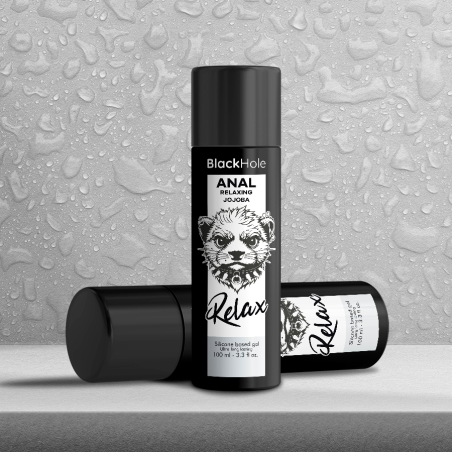 Lubrifiant Silicone ANAL RELAXING JOJOBA Black Hole 100ml