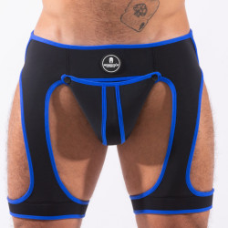 Backless SNAX Sparta's Harness Noir-Bleu
