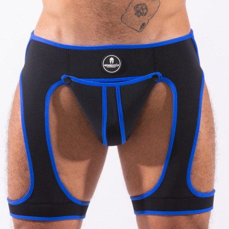 Backless SNAX Sparta's Harness Noir-Bleu