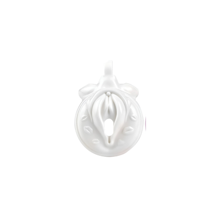 Cage de Chasteté SISSY KISS 3.5 x 3.8cm Blanc