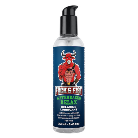 Lubrifiant relaxant FUCK & FIST WATERBASED RELAX de 250 ml