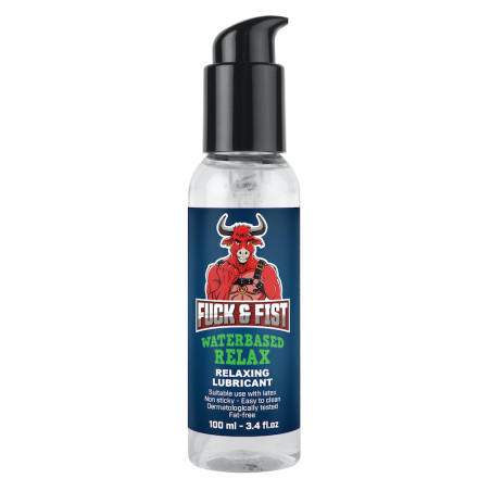 Lubrifiant relaxant FUCK & FIST WATERBASED RELAX de 100 ml