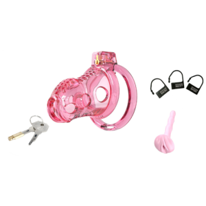 Cage de Chasteté Silicone LOCK HOLE M 7 x 3.8cm