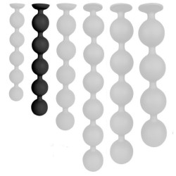 Boules anales BULBY BUTT M Couleur noire - 30 x 4.7 cm