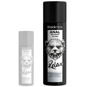 Lubrifiant Silicone ANAL RELAXING JOJOBA Black Hole 100ml