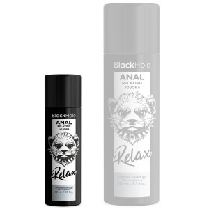 Lubrifiant Silicone ANAL RELAXING JOJOBA Black Hole 30ml