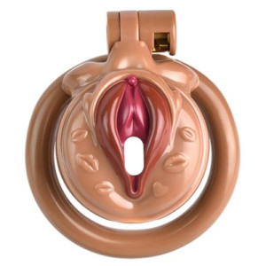 Cage de Chasteté SISSY KISS 3.5 x 3.8cm Marron