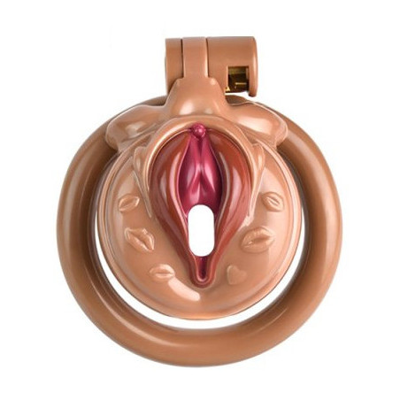 Cage de Chasteté SISSY KISS 3.5 x 3.8cm Marron Bordeaux