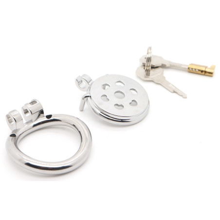 Cage de chasteté plate JUSTACK 1.8cm par CockLock