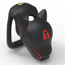 Cage de chasteté PUPSLAVE Noire de 9 x 3.3 cm