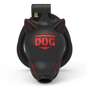 Cage de chasteté DOGLOCK Noire de 9 x 3.3 cm