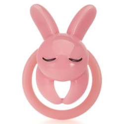 Cage de chasteté LAPIN Rose de CockLock 4.5 x 3 cm