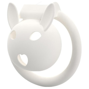 Cage de chasteté PTILAPIN de 4.5 x 3.4 cm Blanche