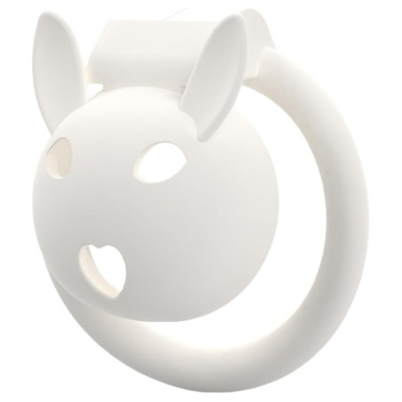 Cage de chasteté PTILAPIN de 4.5 x 3.4 cm Blanche