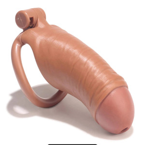 Cage de chasteté DICK XL Marron de 12.5 x 3.5 cm