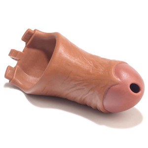 Cage de chasteté DICK L Marron de 10.5 x 3.5 cm