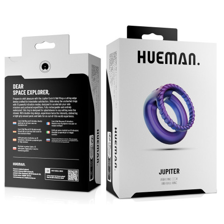 Anneau pénien vibrant JUPITER de Hueman - 10 Vibrations