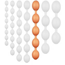 Boules anales BOLZ XXL Orange de 60 x 7.7 cm | TheAssGasm
