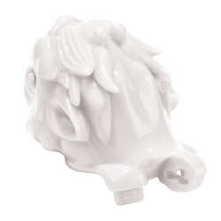 Cage de chasteté DRAGON Blanche avec Grelot 8.5 x 3.7 cm 2