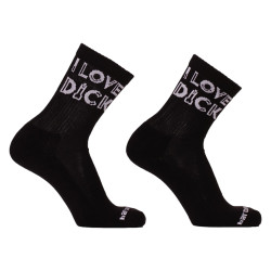 Chaussettes I LOVE DICK Noires