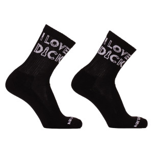 Chaussettes I LOVE DICK Noires