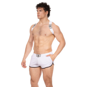 Harnais élastique EVERETTE Blanc