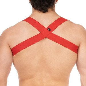 Harnais élastique EVERETTE Rouge