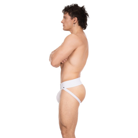 Jockstrap ROKK Blanc-Bleu