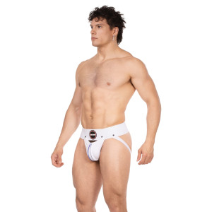 Jockstrap ROKK Blanc-Bleu