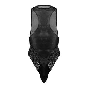 Body Dentelle sexy VESPASIO Noir