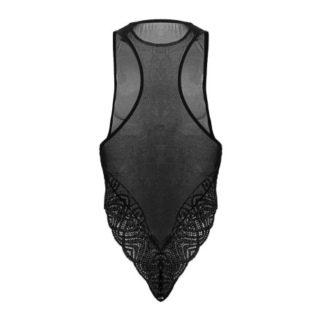 Body Dentelle sexy VESPASIO Noir