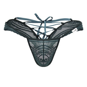 String dentelle à cordons LANCYOS Vert