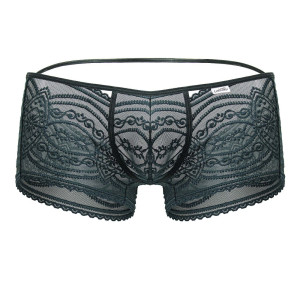 Shorty sexy en dentelle ORKOS Vert