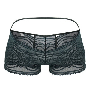 Shorty sexy en dentelle ORKOS Vert
