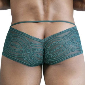 Shorty sexy en dentelle ORKOS Vert