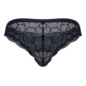 Slip Dentelle ELYNOS Bleu marine