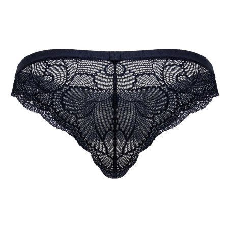 Slip Dentelle ELYNOS Bleu marine