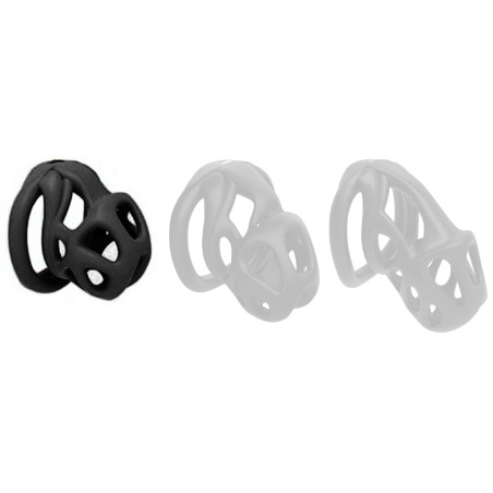 Cage de chasteté HERA S Noire 5.5 x 3.2 cm par CockLock